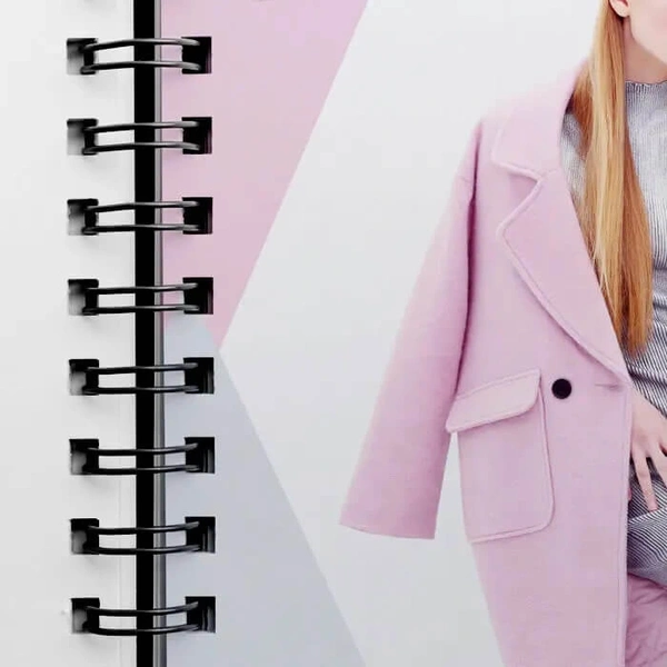 Wiro Bound Book - Close Up